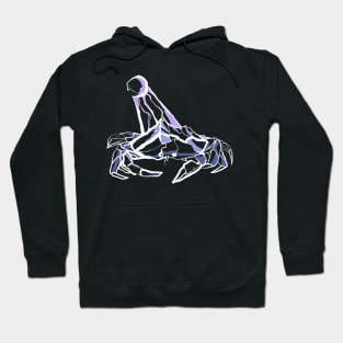 Single Line - Cancer (White) Hoodie